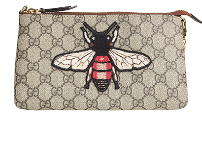 Gucci Bee Wallet on chain, front view